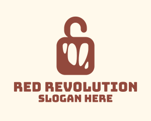 Red Meat Lock logo design