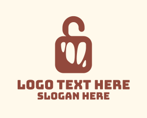 Sirloin - Red Meat Lock logo design