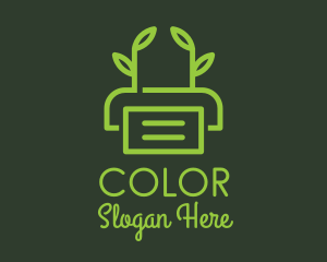 Eco Friendly Printer logo design