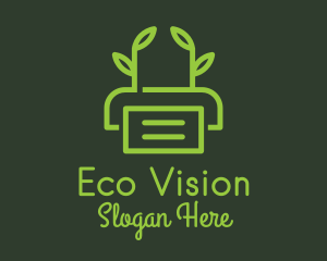 Eco Friendly Printer logo design