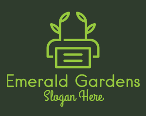 Eco Friendly Printer logo design