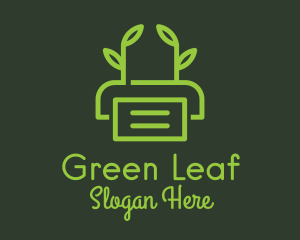 Eco Friendly Printer logo design