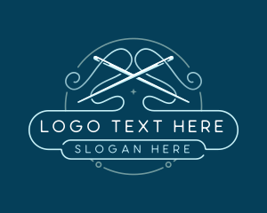 Needle - Needle Sewing Thread logo design