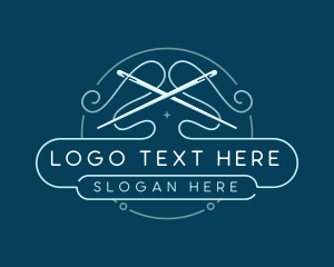 Stitch - Needle Sewing Thread logo design