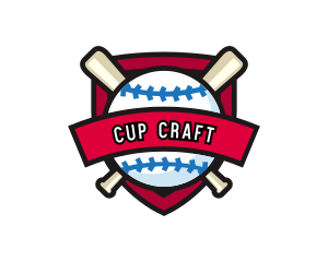 Cups - Baseball League Shield logo design