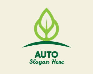 Vegetable - Eco Leaf Sprout logo design