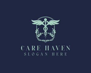 Nursing - Caduceus Medical Hospital logo design