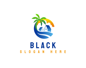 Surf - Tropical Beach House logo design