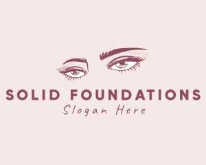 Cosmetic Surgery - Female Eyelash Beauty logo design