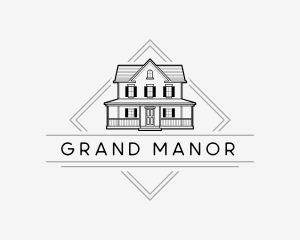 Mansion Manor Realty logo design