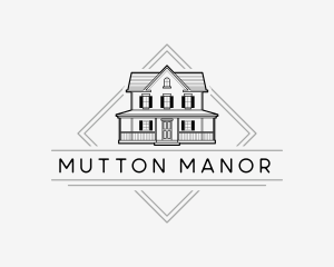 Mansion Manor Realty logo design