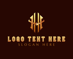 Tribal - Deluxe Gaming Letter H logo design