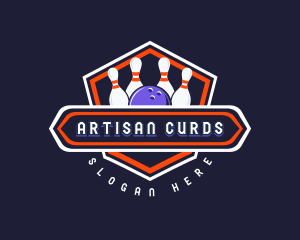 Sports Bowling Tournament logo design