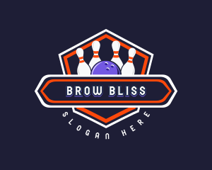 Sports Bowling Tournament logo design