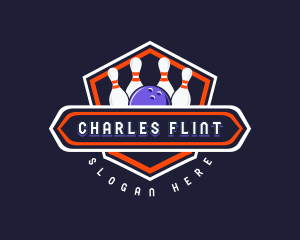 Sports Bowling Tournament logo design