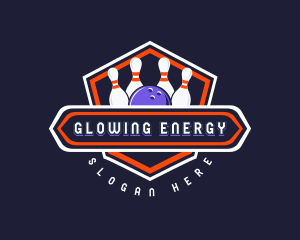 Sports Bowling Tournament logo design