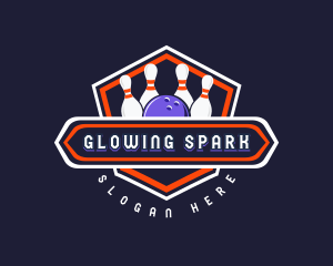 Sports Bowling Tournament logo design