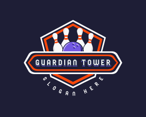 Sports Bowling Tournament logo design