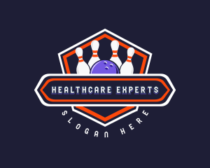 Sports Bowling Tournament logo design