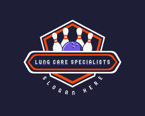 Sports Bowling Tournament logo design