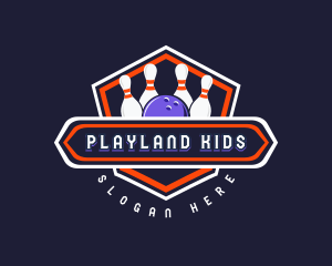 Sports Bowling Tournament logo design