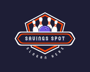 Sports Bowling Tournament logo design