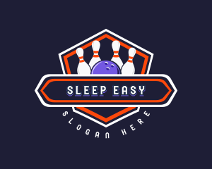 Sports Bowling Tournament logo design