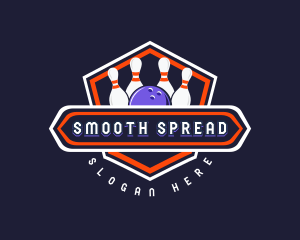 Sports Bowling Tournament logo design