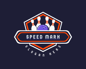 Sports Bowling Tournament logo design