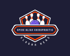 Sports Bowling Tournament logo design