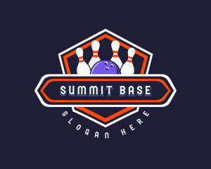 Sports Bowling Tournament logo design