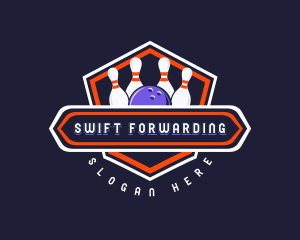 Sports Bowling Tournament logo design