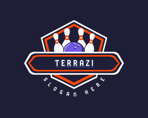 Sports Bowling Tournament logo design