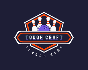 Sports Bowling Tournament logo design