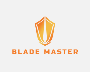 Sword - Sword Protection Shield logo design