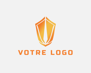 Protection - Sword Protection Shield logo design