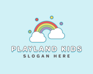 Rainbow Sky Cloud logo design