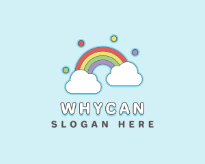 Spectrum - Rainbow Sky Cloud logo design