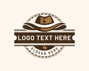 Texas - Cowboy Hat Texas logo design