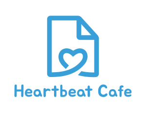 Heart - Heart Paper Document logo design