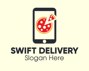 Delivery - Mobile Pizza Delivery logo design