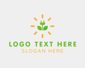 Eco Plug Socket logo design