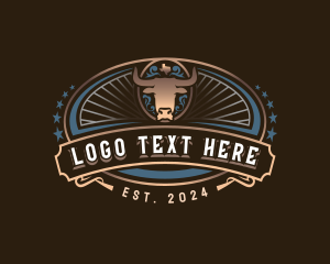 Beef - Texas Bull Ranch logo design