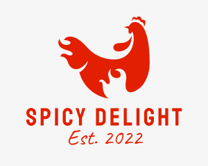 Spicy - Spicy Chicken Barbecue logo design