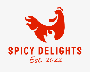 Spicy - Spicy Chicken Barbecue logo design