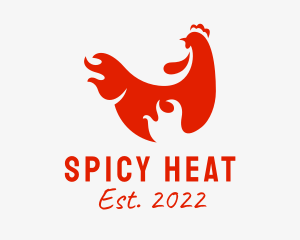 Chilli - Spicy Chicken Barbecue logo design