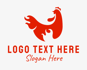 Spicy Chicken Barbecue  Logo