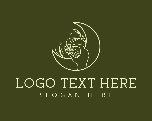 Hand - Natural Eco Beauty logo design