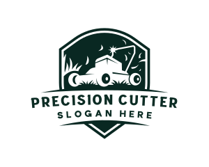 Cutter - Gardening Lawn Mower logo design