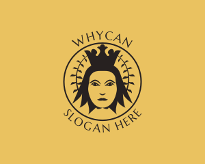 Woman - Royal Queen Pageant logo design
